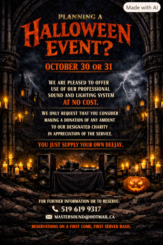 Bring your event to life - for free!