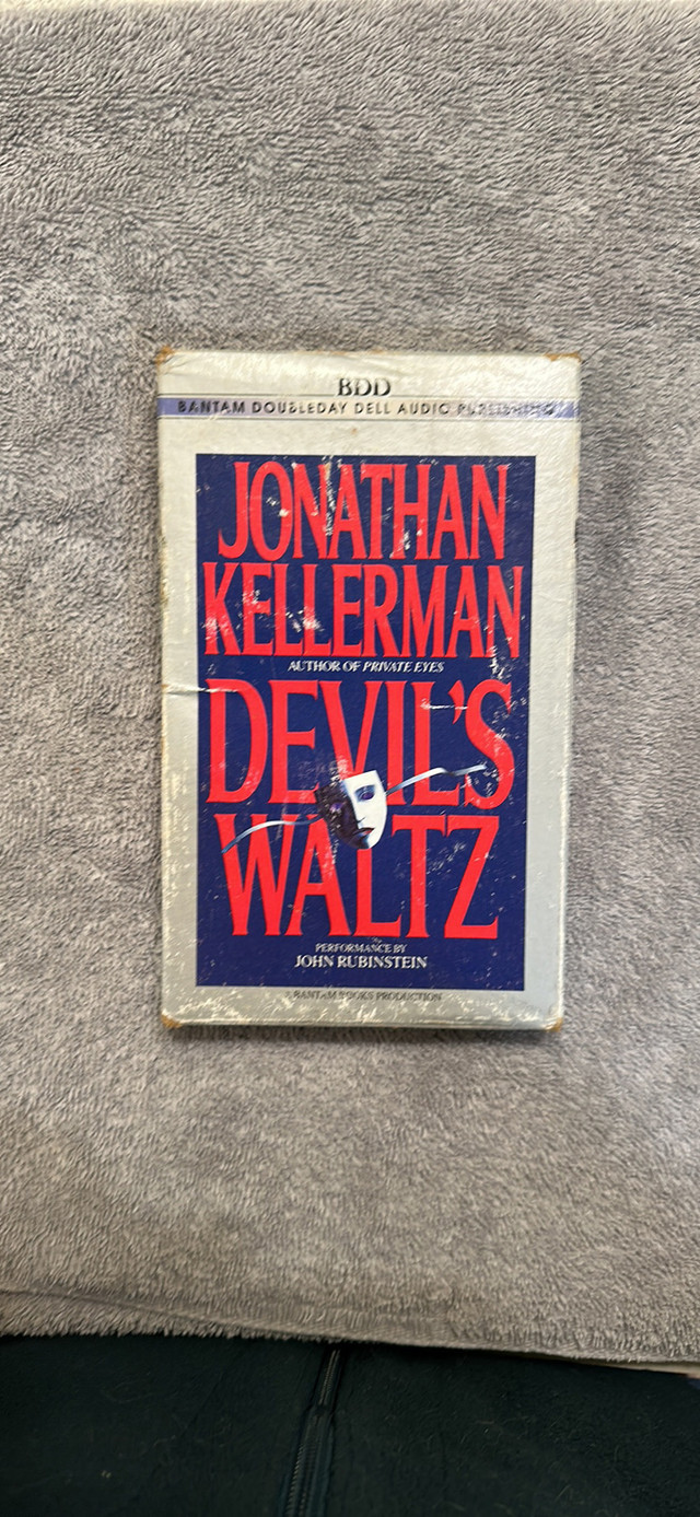 Devil’s Waltz By Jonathan Kellerman Book On Tape (2 Cassettes) in Fiction in Ottawa