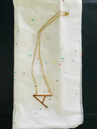 Richmond Hill- NEW letter A necklace, View more