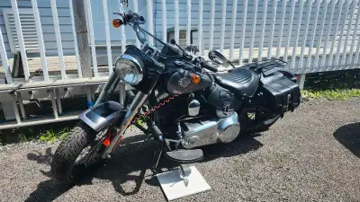 harley davidson softail slim 2014 très bonne condition 40,000 kilomètres batterie neuve vitre et sac...