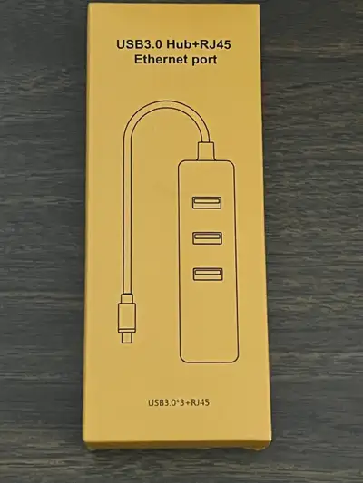 USB 3.0 Hub Ethernet port, View more