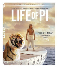 Life of Pi-Blu-Ray,DVD,Digital Copy combo-Like new