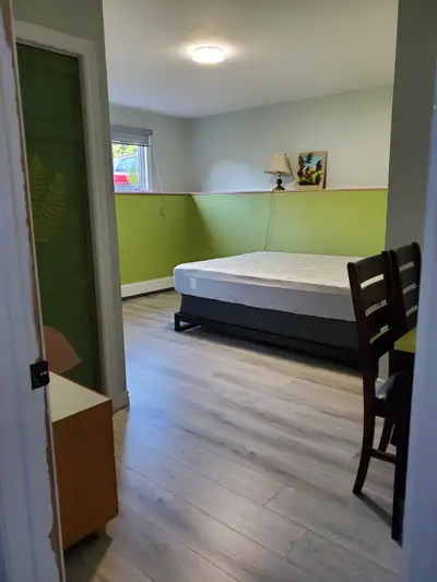 Newly renovated furnished big room available in two bedrooms unit at Hillsborough, Charlottetown. In...