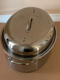 Roaster : High Dome: Stainless Steel : As Shown