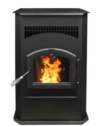 Pellet Stove - complete with air intake and venting $750