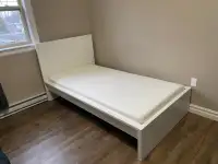 Ikea Modern Bed Single Complete with Mattress $200