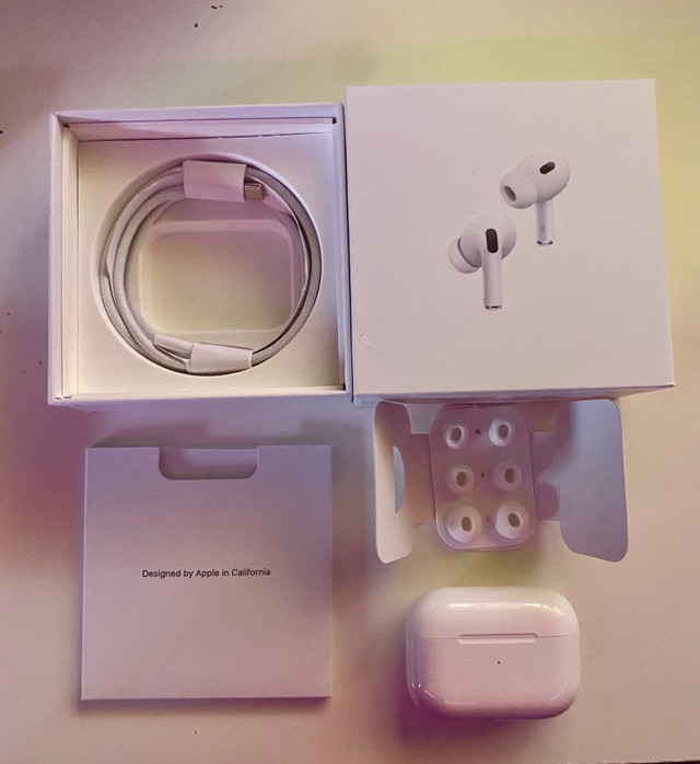 Apple AirPods Pro 2nd Generation With MagSafe Charging Case in General Electronics in St. Albert - Image 3
