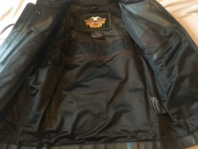 Harley Davidson Men's Leather Jacket New / Manteau Cuir Homme in Men's in Laval / North Shore - Image 10