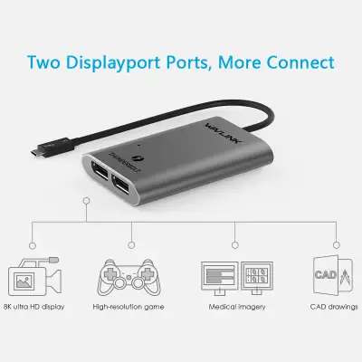 Type-C Docking Station (up to 8K display), View more