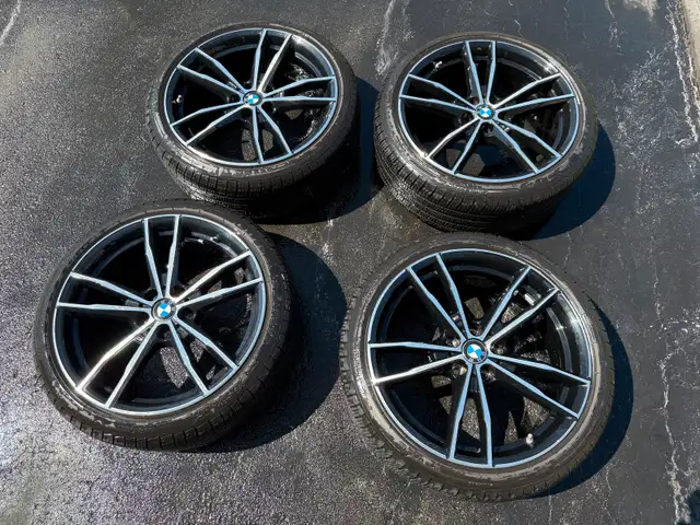 330I 2023 BMW 19-inch M Double-Spoke 791M wheels, dans Pneus et jantes dans Région de Mississauga/Peel - Image 8