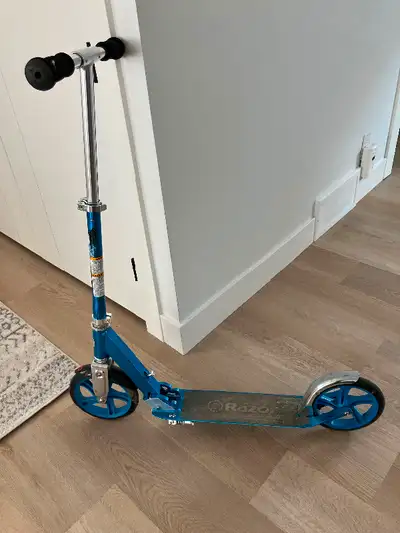 Razor Scooter. Folding. Blue. In great condition. Pick up in Marda Loop (SW) area.