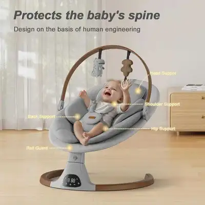 Bluetooth Infant Swing with Music Speaker, , View more