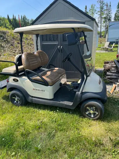 Car de golf 2019 batterie changer en 2023 vient avec deux toiles une pour la pluie et une pour l ent...