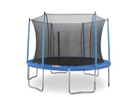 Used Outdoor Round Trampoline with Safety Enclosure, 14-ft
