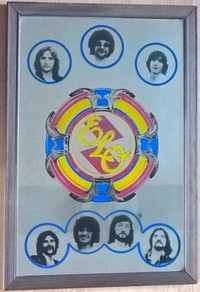 Rare ELECTRIC LIGHT ORCHESTRA Mirrored Picture Frame