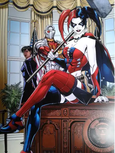 NEW HARLEY QUINN DC MULTIVERSE COMIC AND MOVIE POSTER, View more