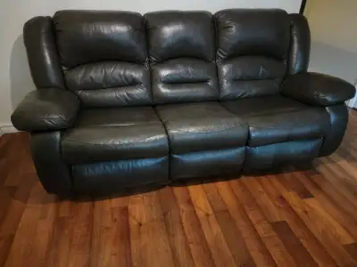 Leather reclining Sofa, View more