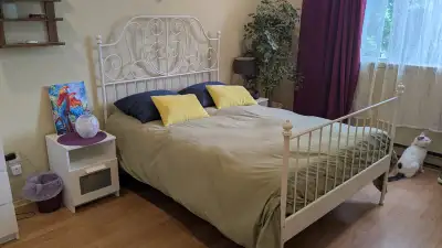 Ensemble de Lit Double Complet avec Matelas, View more