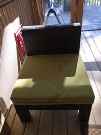 Patio furniture-wicker chair FREE