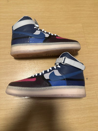 NIKE -AIR FORCE 1 ‘07 HIGH - THUNDER BLUE PINK PRIME SIZE 12.5