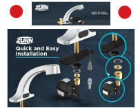 (NEW) Zurn Z6915-XL Battery Powered Lavatory Faucet