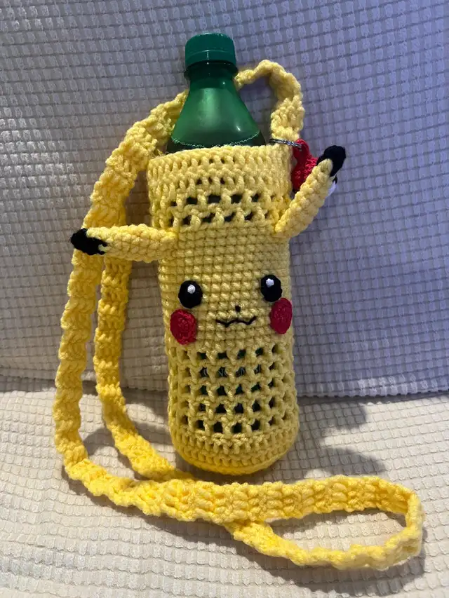 Pokémon 100%Handmade 100%New Unique VeryCute BottleCozy only$50! in Hobbies & Crafts in Markham / York Region - Image 3