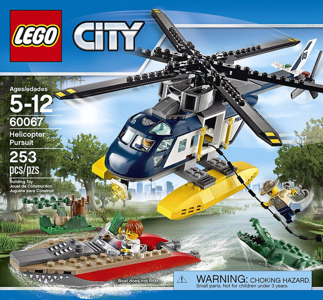 lego 60067  helicppter pursuit  253pcs (new) in Toys & Games in Markham / York Region
