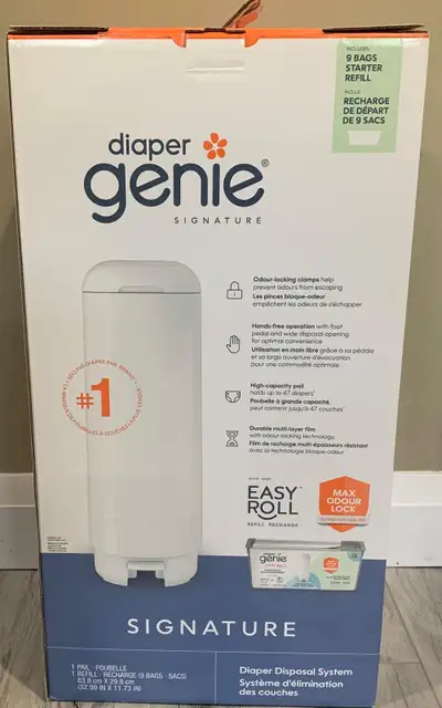 Diaper Genie Signature Pail (Brand New), View more