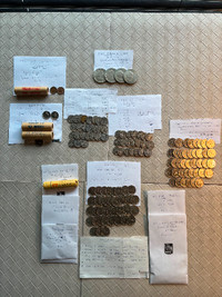 Vintage Canadian Coins - uncirculated