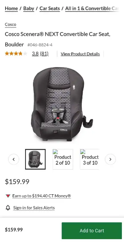 baby car seat, View more