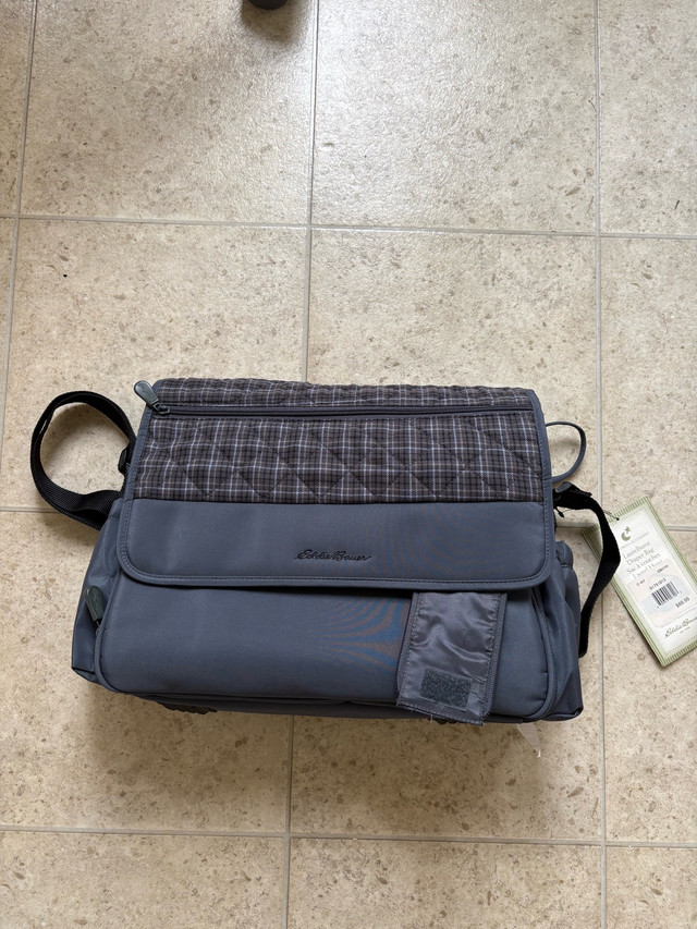 Eddie Bauere Diaper Bag - New with Tags in Bathing & Changing in Winnipeg