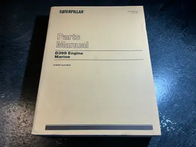 Caterpillar D399 Marine Diesel Engine Parts Manual Catalog, View more