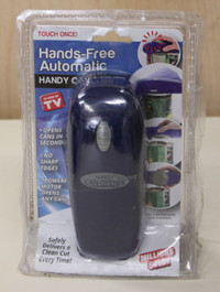 New - Handy Can Opener: Automatic One Touch Electric Can Opener