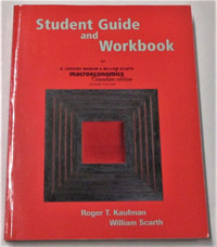 Student Guide and Workbook for Macroeconomics 2nd Edition, 2001