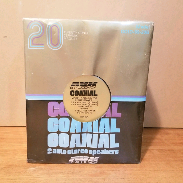 Vintage Audiovox AVX Car Auto Stereo Speakers NEW in Speakers in City of Toronto - Image 4