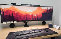 Dell 49 inch ultrawide monitor with Vesa mount
