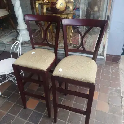 Dark Wood Bar Stools, View more