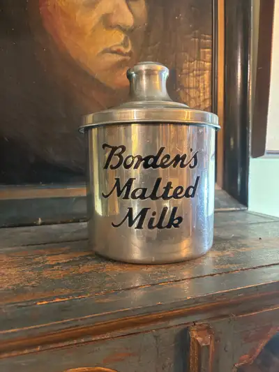 ✨ Vintage Borden’s Malted Milk Canister , View more