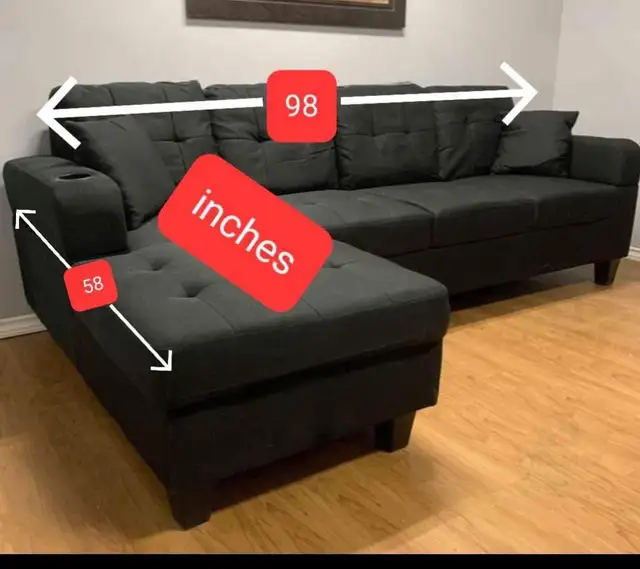 Brand New Sectional Sofa Set Low Price Fast Delivery Montreal in Couches & Futons in Drummondville - Image 6