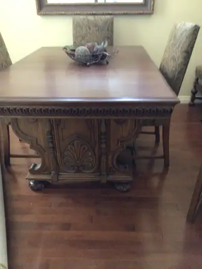 Solid Oak Dining Room Set, View more