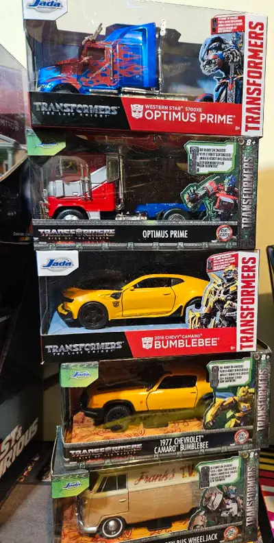 ***** IF THE AD IS UP ITS AVAILABLE ***TRANSFORMERS 5 CAR COLLECTION . [ $100 FIRM ] WILL NOT SPLIT...
