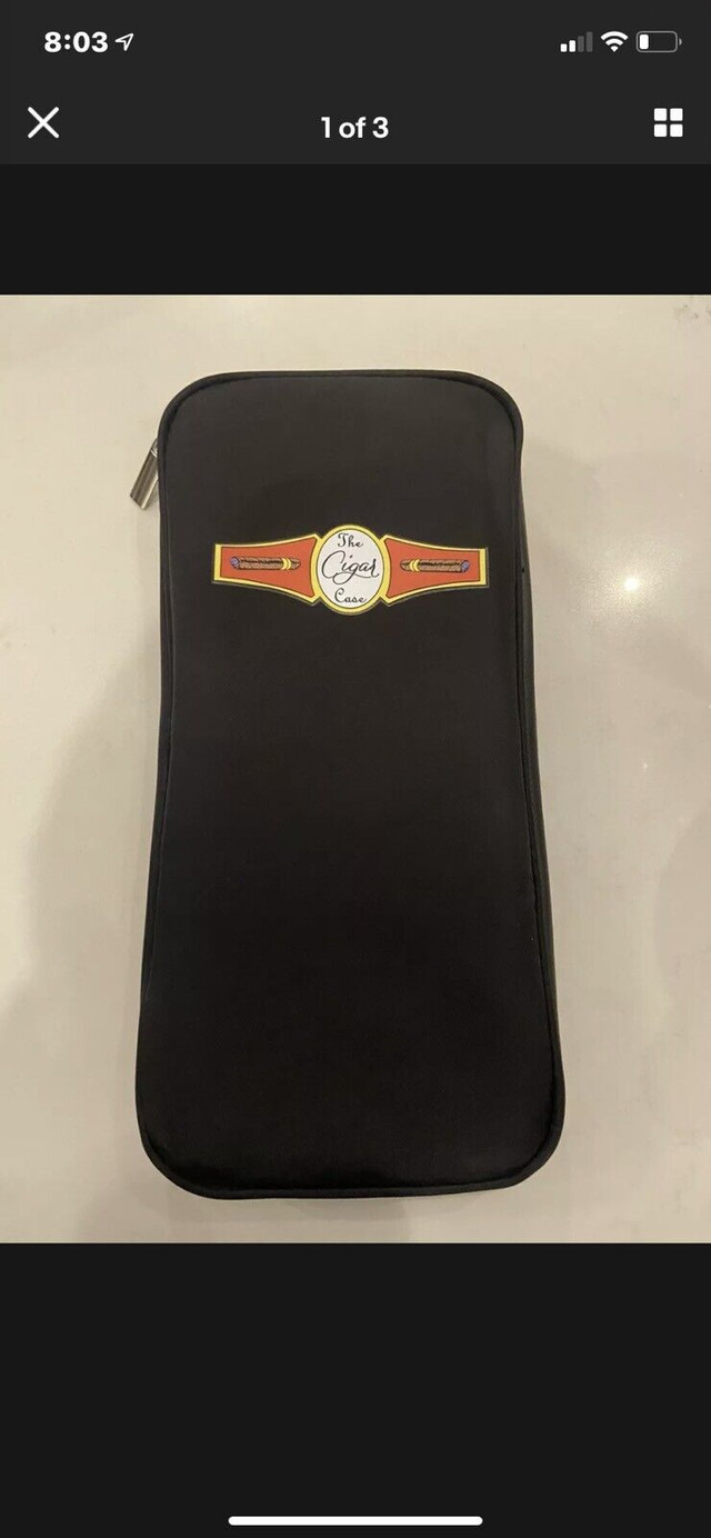 GOLF Cigar Case Waterproof Up To 10 Cigars NEW SEALED in Golf in City of Toronto - Image 2
