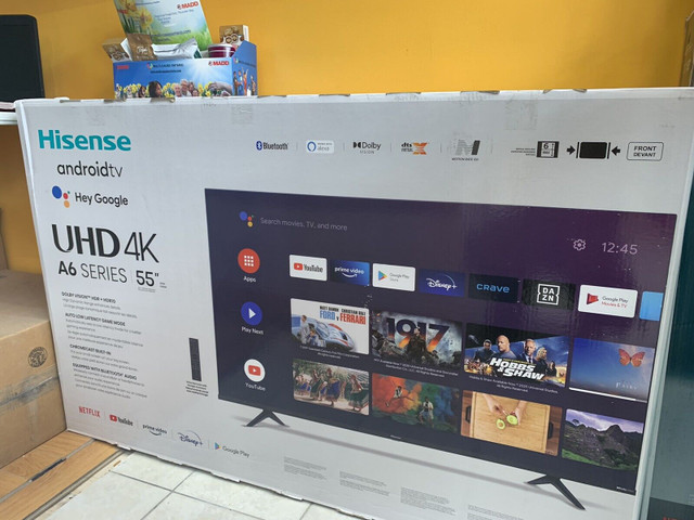 Hisense 43”, 55”, 65”, 70” TV (4K ultra HD )  in TVs in St. Catharines - Image 3