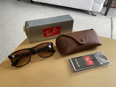 BRAND NEW Rayban RB4181 Sunglasses Light Havana Brown Genuine, authentic Ray-ban sunglasses product....