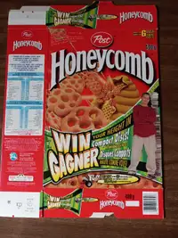 Honeycomb Cereal Box Sony Advertisement