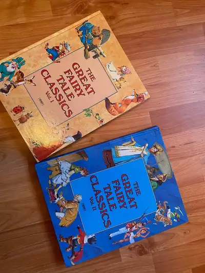 The Great fairytale classics Vol 1 & 2 hardcover books, View more