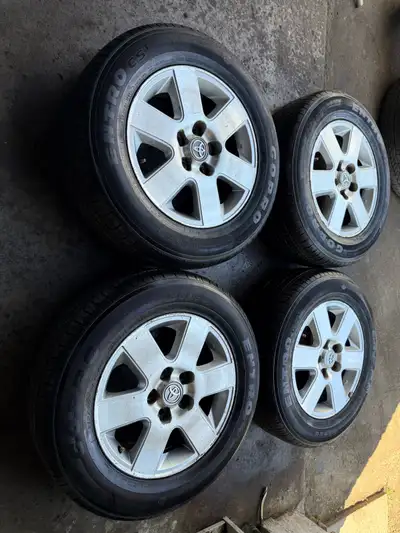 STILL AVAILABLE Came off Toyota Sienna Bolt pattern 5x114.3 Size 215/65/16 dot 2023 Center bore 60.1...
