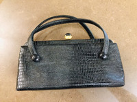 Gorgeous Custom Luxury "After Five" Reptile Embossed Handbag
