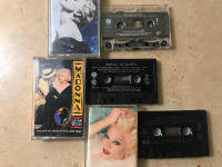 3 Madonna cassette tapes near mint play tested old stock