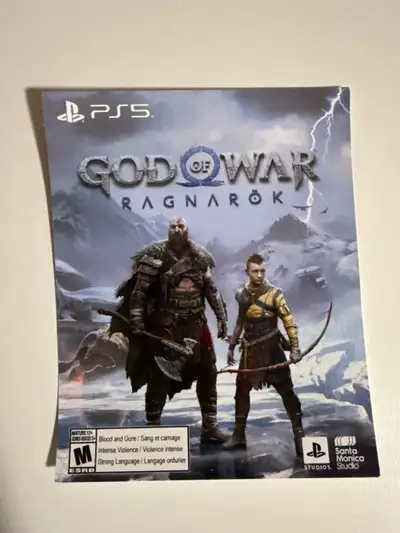 God of War Ragnarok for Playstation 5 code, View more